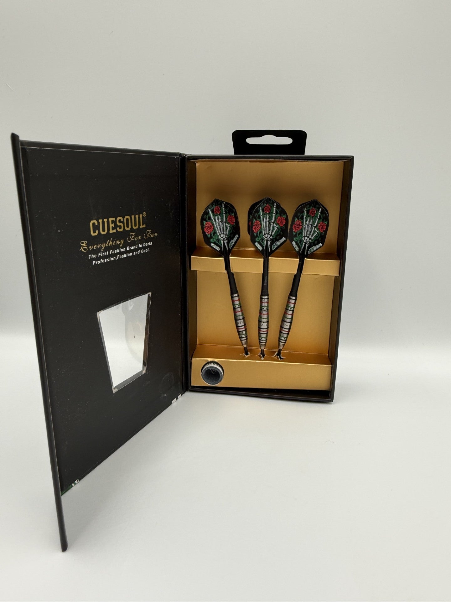 CUESOUL JAZZ-METAL 25G Steel Tip 90% Tungsten Dart Set With Integrated ROST Flights