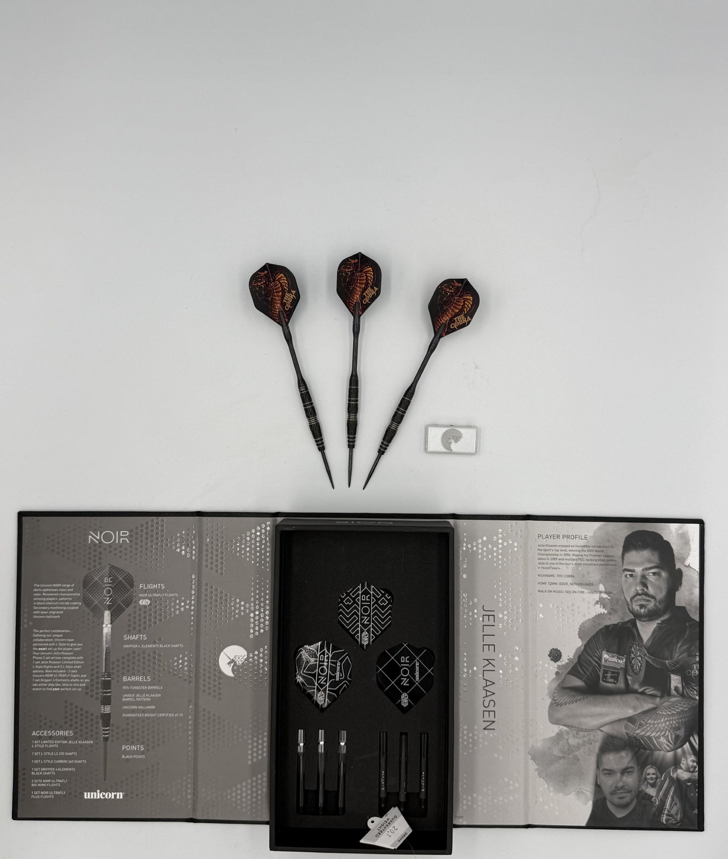 Unicorn Jelle Klassen Phase 2 Noir 90% Darts