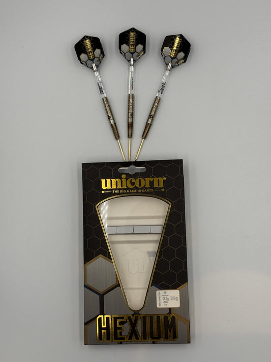 Unicorn Hexium 3 90% Tungsten Steel Tip Darts