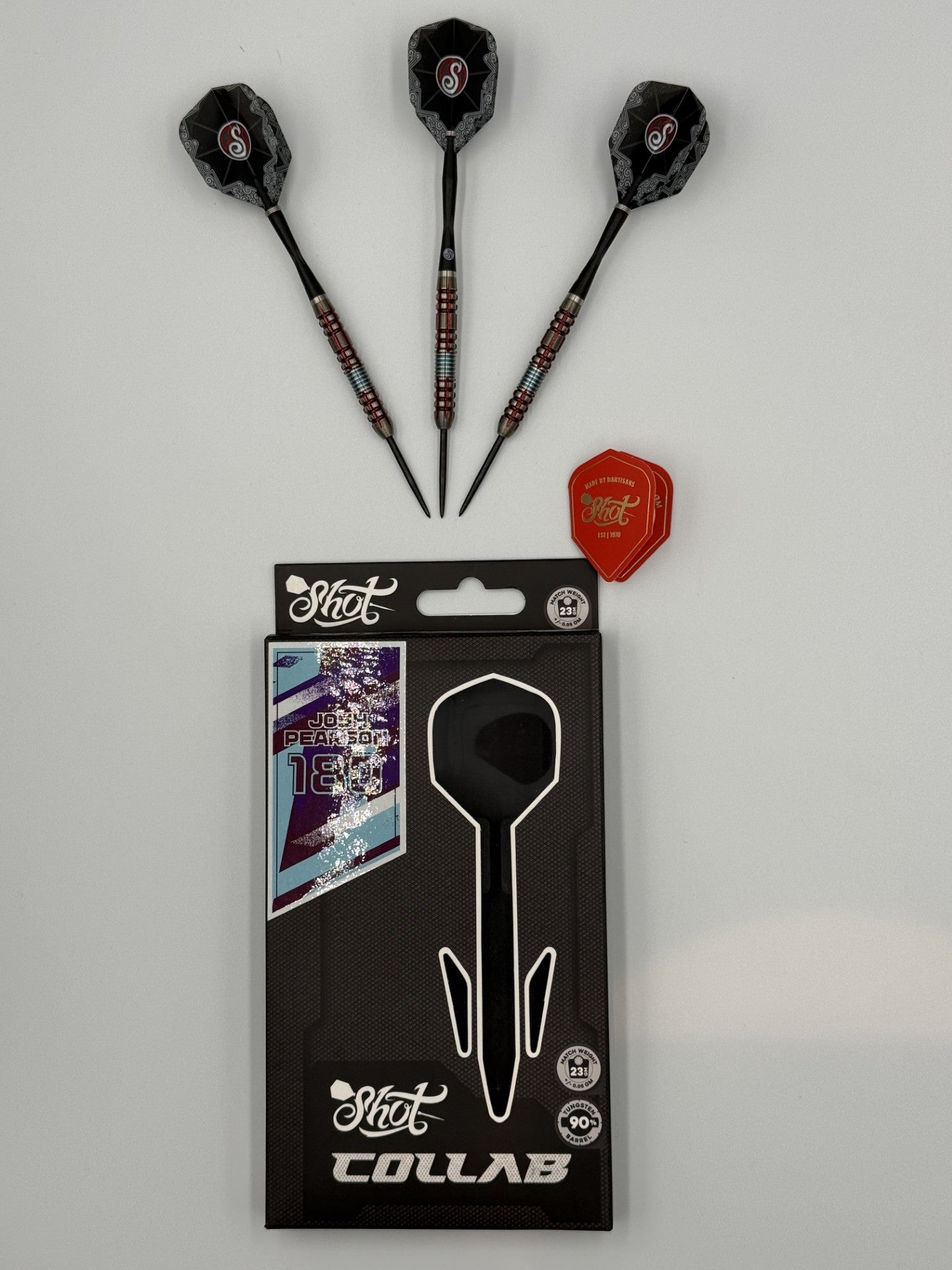 Shot Collab Josh Pearson 90% Tungsten Steel Tip Darts