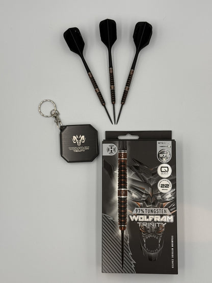 Harrows Wolfram Trinity 97% Tungsten QP Steel Tip Darts